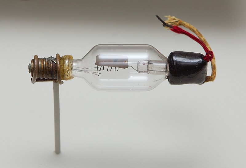 Tubo triodo del 1906